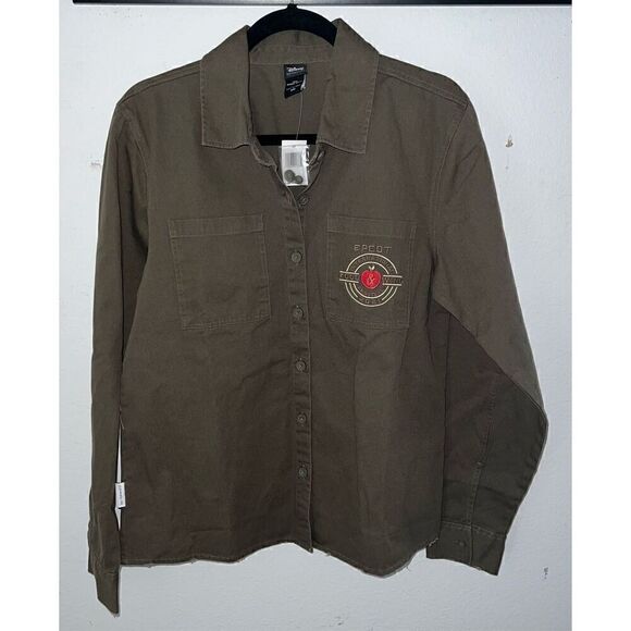 Disney World Epcot Khaki Jacket (Small) - Picture 2 of 6